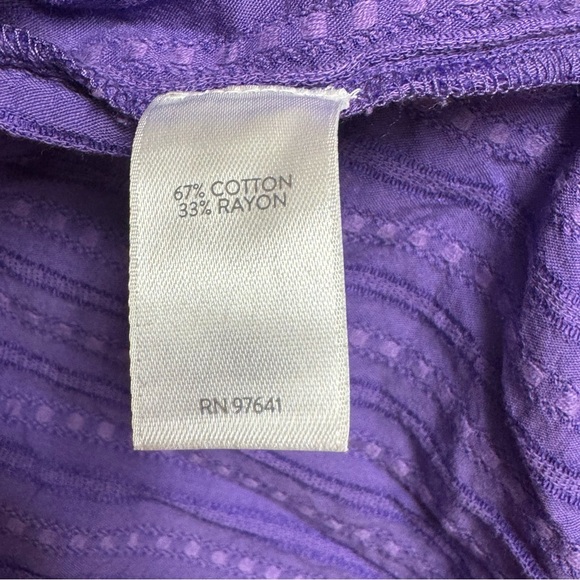 J. Jill Purple Maxi Knit Button-Up Dress - Picture 6 of 6